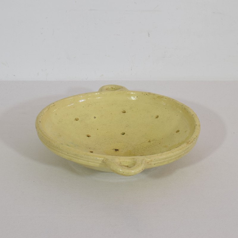 19th Century French Glazed Earthenware Strainer-tresors-trouves-2100093-main-637506984657602097.JPG