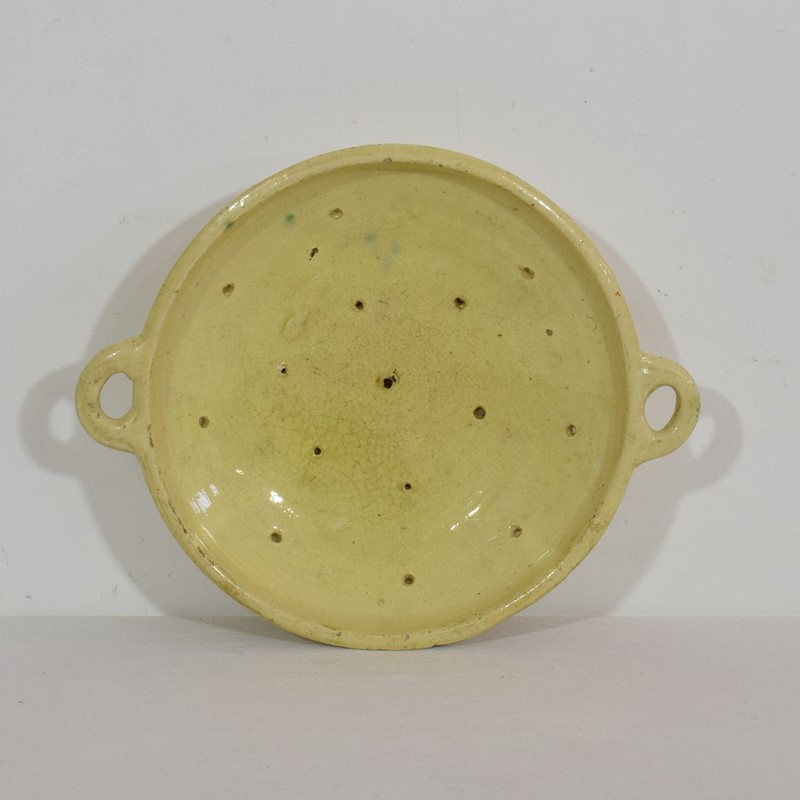 19th Century French Glazed Earthenware Strainer-tresors-trouves-2100097-main-637506984804788867.JPG
