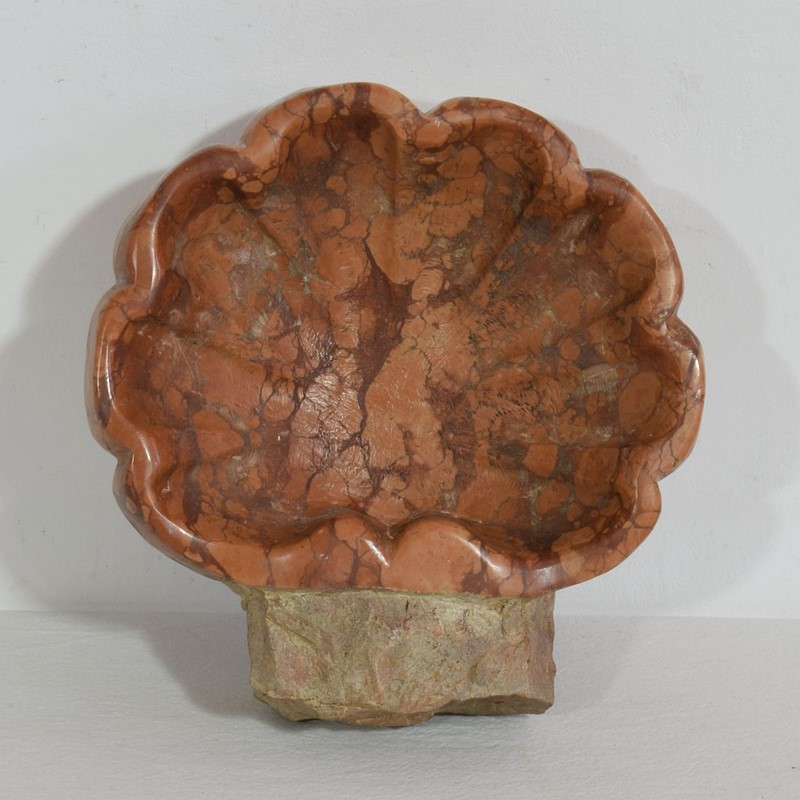 18th Century Italian Red Marble Holy Water Stoup-tresors-trouves-2101918-main-637678162593690235.JPG