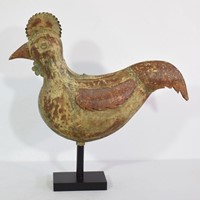French 19th Century Folk Art Rooster Weathervane