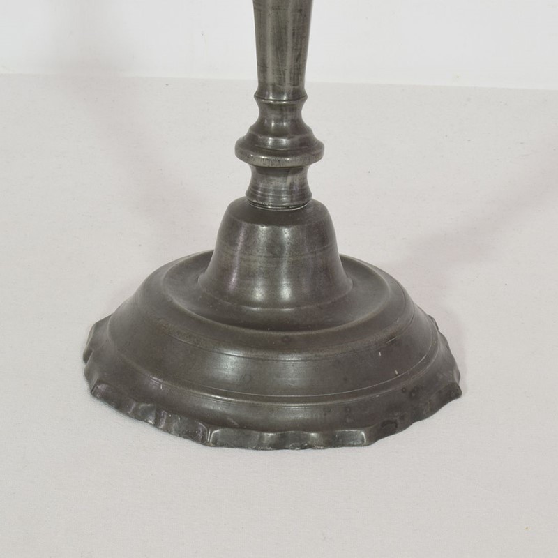  Pair 18th Century French Pewter Candle-holders-tresors-trouves-2200127-main-637869269501585404.JPG