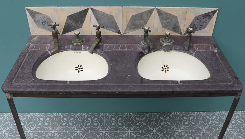 A Reclaimed Double Sink or Basin with Stand-uk-heritage--30648-115-main-637635363255386592.jpg