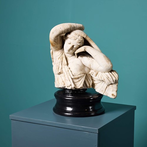 Antique Marble Statue Of The Sleeping Ariadne