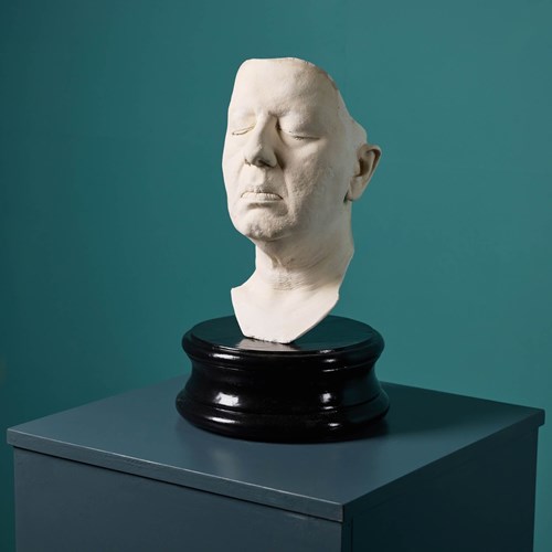 Face Plaster Cast Of A Male Ex. Tucker Collection