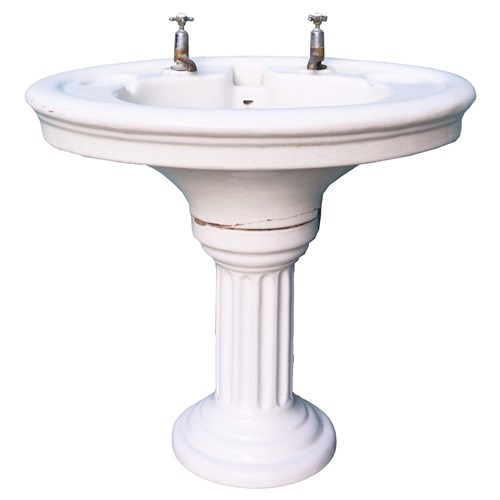 Reclaimed Doulton & Co Antique Pedestal Sink