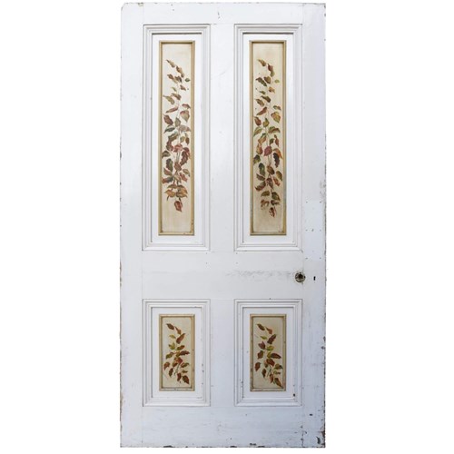 Hand-Painted 4-Panel Victorian Internal Door
