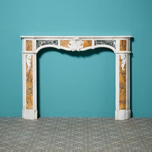 Louis XV Marble Fireplace Circa 1770