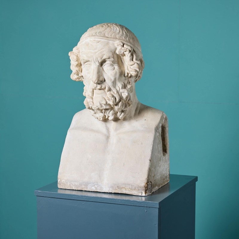 19Th Century Plaster Bust Of Homer-uk-heritage-0-254-3-main-638053525160090747.jpeg