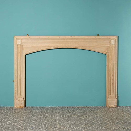 Large Antique Pine Bolection Fire Surround