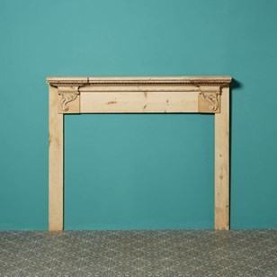 Reclaimed Antique Carved Pine Fire ...