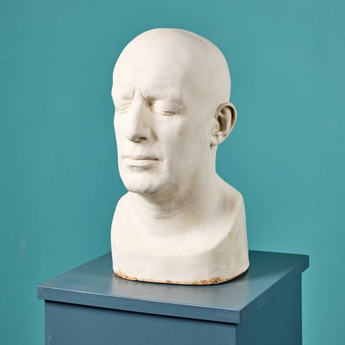 Plaster Cast Bust Of A Male Ex. Tucker Collection