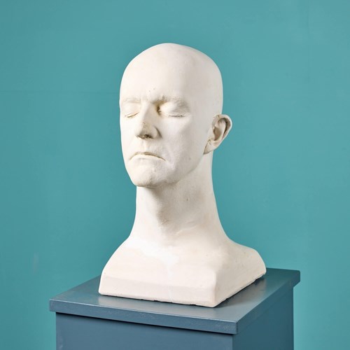 Plaster Life Face Cast Of Sam Heller Ex. Tucker Collection