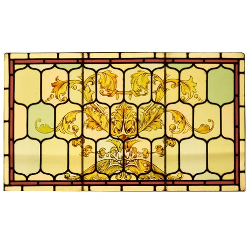 Antique Victorian Stained Glass Window