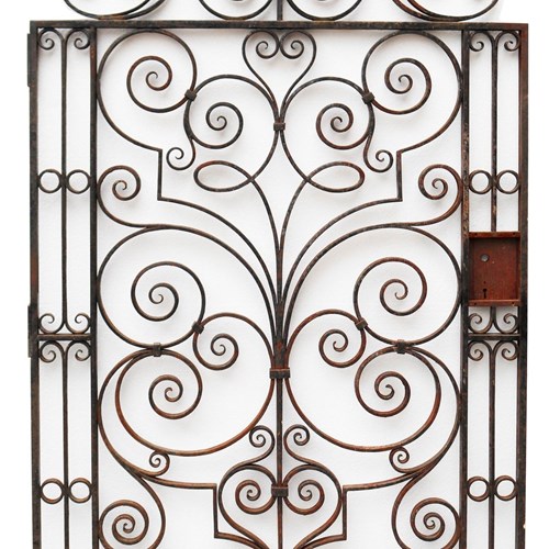 Reclaimed Wrought Iron Pedestrian Gate