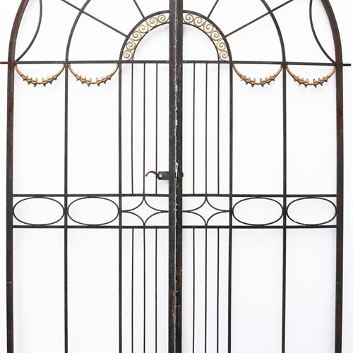 Pair Of Arched Neoclassical Style Gates