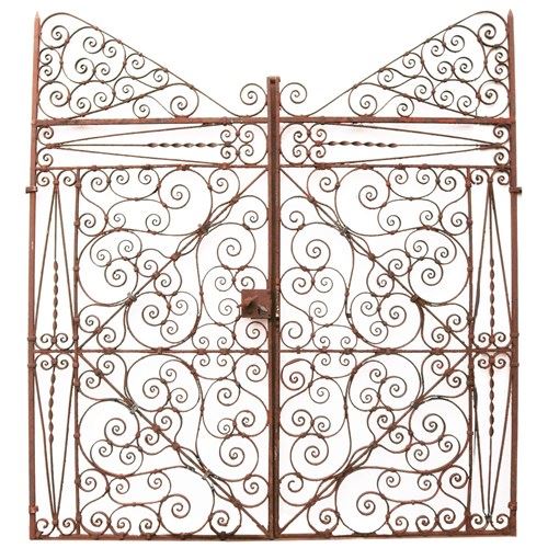 Victorian Wrought Iron English Pedestrian Gates