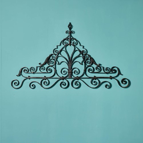 Victorian Wrought Iron Gate Overthrow