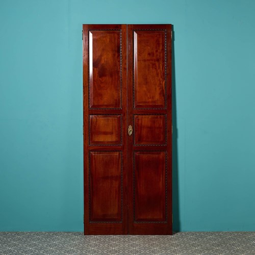 Set Of Mahogany Georgian Style Cupboard Doors