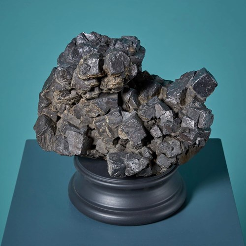 Large Cabinet English Galena Mineral Specimen