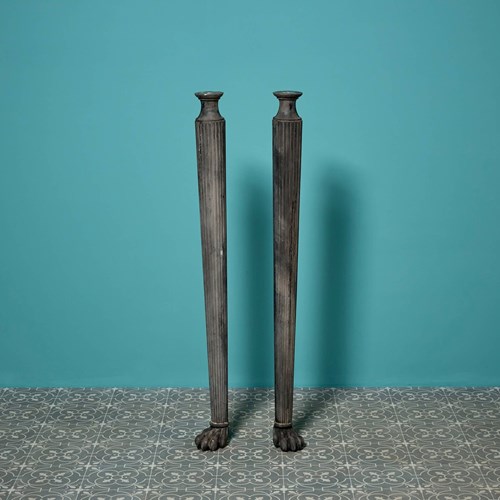 Pair Of Georgian Carved Slate Freestanding Legs
