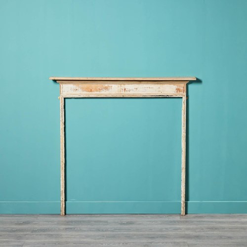 18Th Century Antique Georgian Pine Fireplace