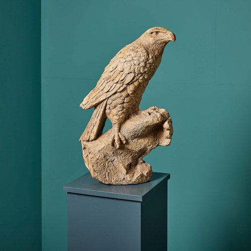 Reclaimed Terracotta Model Sculpture Of Bird Of Prey