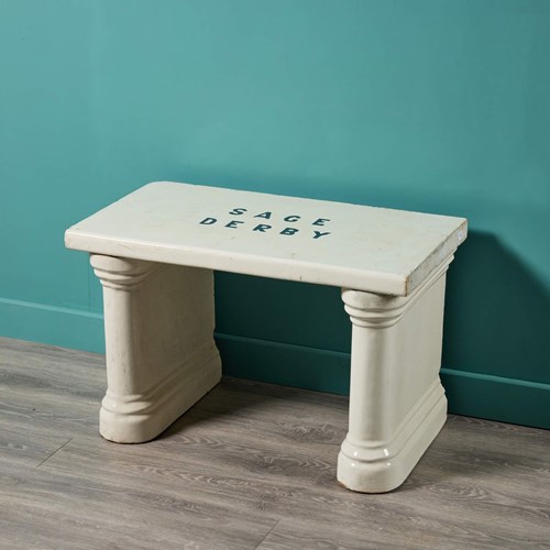 ‘Sage Derby’ Antique Cheese Table