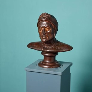 Antique Bronzed Terracotta Bust Of ...