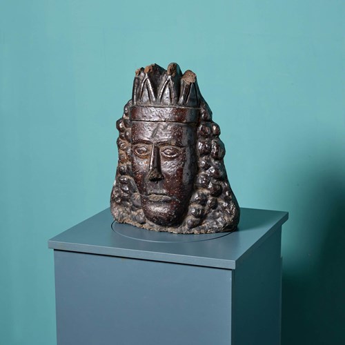 17Th Century Stoneware Bust Of James II