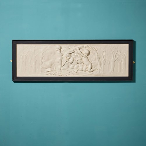 Neoclassical Style 20Th Century Plaster Wall Plaque