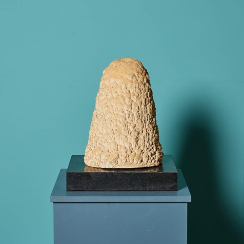 Large Cave Stalagmite Specimen On Plinth Base