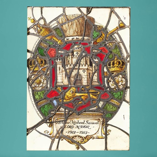 Reclaimed Mayor Of Norwich Stained Glass Window