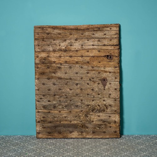 17Th Century Old English Studded Oak Door