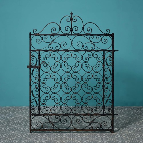 Antique Victorian Wrought Iron Garden Gate