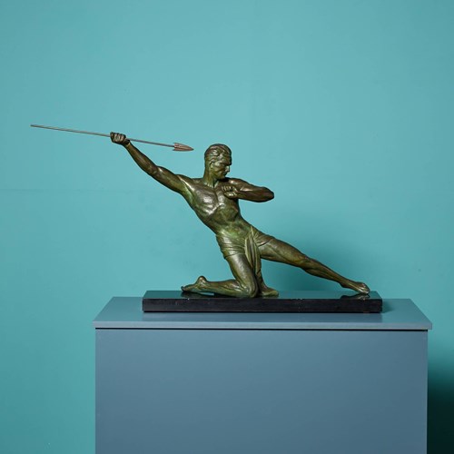 Jean De Roncourt (C.1925) ‘The Hunter’ Bronze Figure