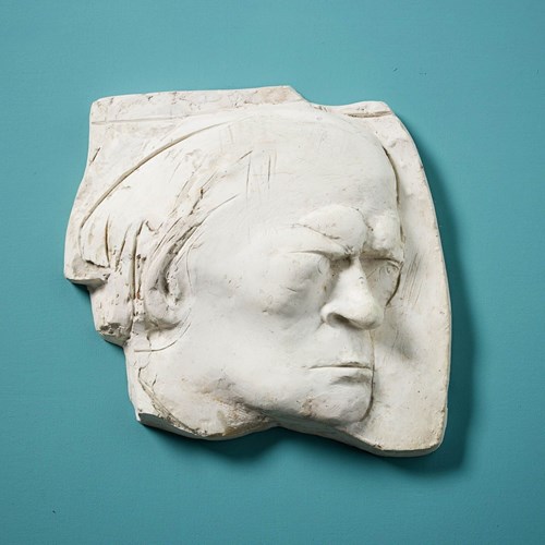 John Mills (1933-2023)Plaster Maquette Sculpture After William Blake Memorial