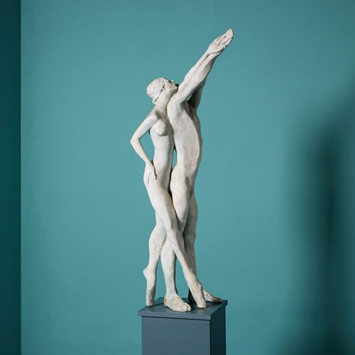 John W. Mills (1933-2023) Artist's Maquette Of A Dancing Couple