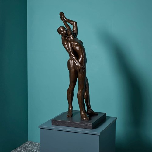 John W. Mills (1933-2023) Artist's Maquette Of A Couple Dancing