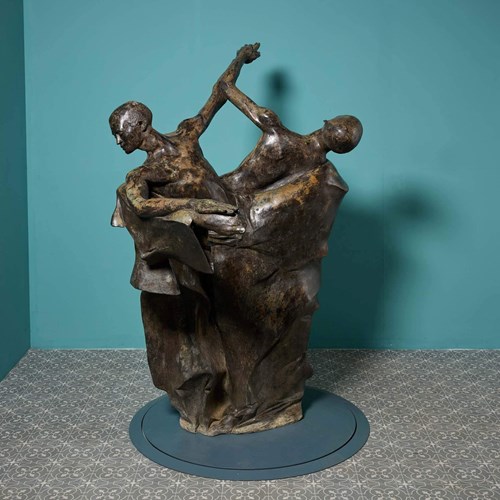 John W. Mills (1933-2023) Lifesize ‘The Three Kings’ Bronze & Signed Print