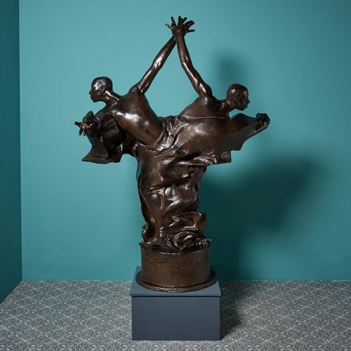 John W. Mills (1933-2023) Lifesize 'The Three Kings’ Statue