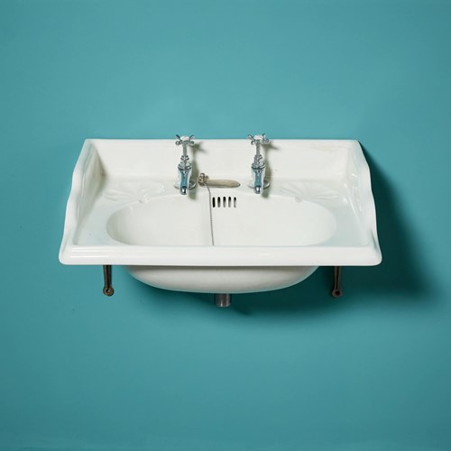 Antique Edwardian Style Wall Mounted Ceramic Sink