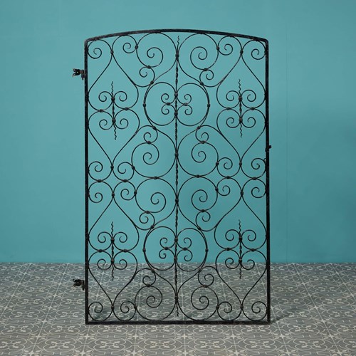 Ornate Victorian Wrought Iron Garden Gate