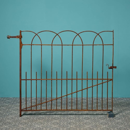 19Th Century Wrought Iron Garden Side Gate