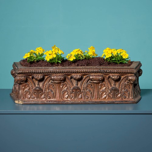 Antique Salt Glazed Stoneware Planting Trough