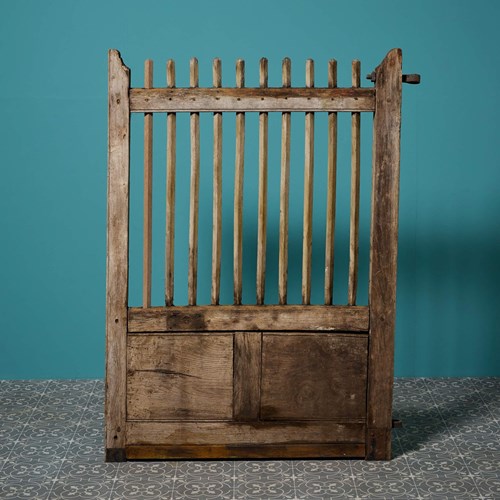 Antique Georgian Oak Pedestrian Gate