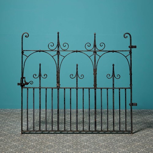 19Th Century Victorian Wrought Iron Gate