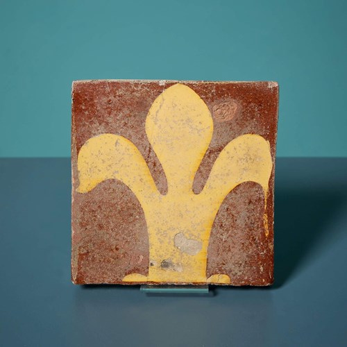 Chamberlain & Co Fleur De Lys Encaustic Tile