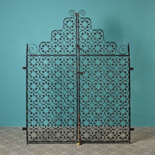 Set Of Edwardian Wrought Iron Garden Gates