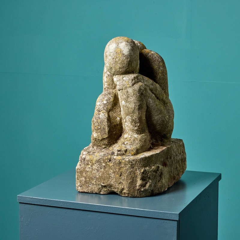 ‘The Thinker’ Carved Kneeling Statue By A Student Of Hugh Casson-uk-heritage-0-451-1-main-638313196870516622.jpeg