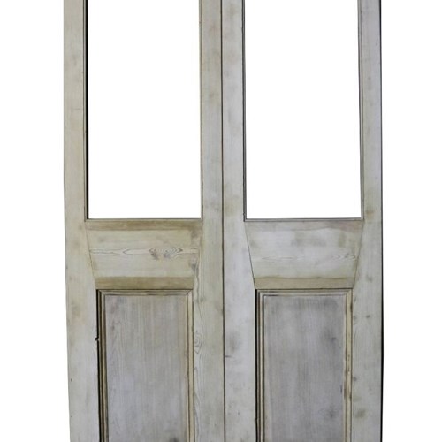 A Set Of Reclaimed Pine Double Doors